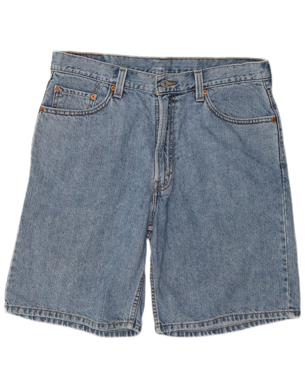 Levi's Mens 550 Relaxed Fit Denim Shorts W36 Large Blue Cotton