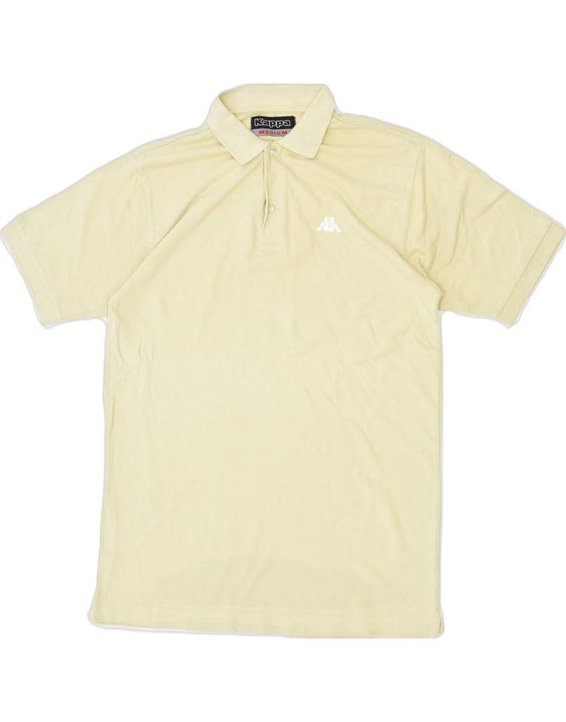 KAPPA Mens Polo Shirt Medium Yellow Cotton | Vintage | Thrift | Second-Hand | Used Clothing | Messina Hembry 