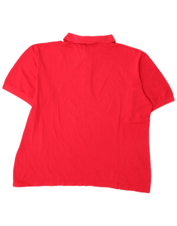 Navigare Mens Polo Shirt 2XL Red Cotton