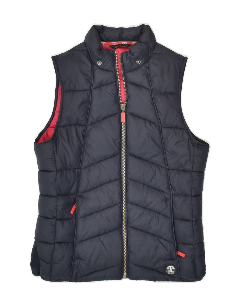 BARBOUR Boys Padded Gilet 10-11 Years Large Navy Blue Polyester | Vintage Barbour | Thrift | Second-Hand Barbour | Used Clothing | Messina Hembry 