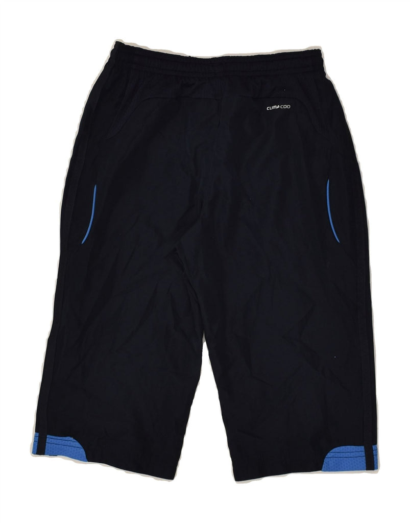 ADIDAS Boys Climacool Bermuda Sport Shorts 7-8 Years Black Polyester | Vintage Adidas | Thrift | Second-Hand Adidas | Used Clothing | Messina Hembry 