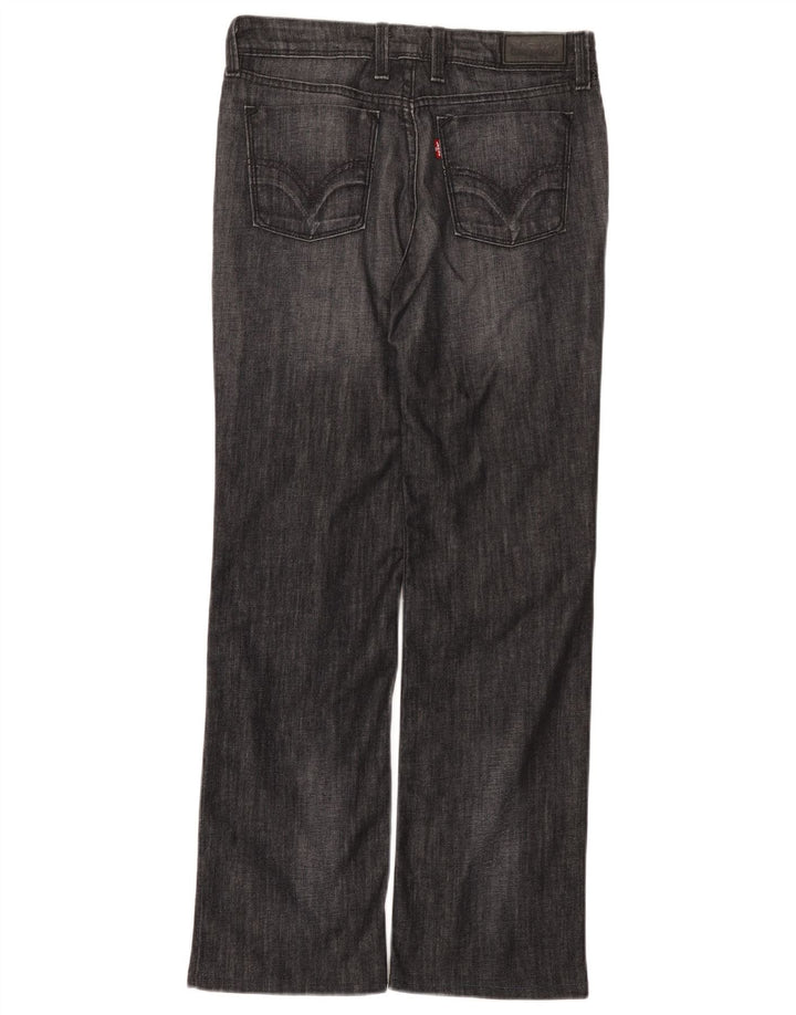 Levi's Womens 627 Straight Jeans W30 L29 Grey Cotton