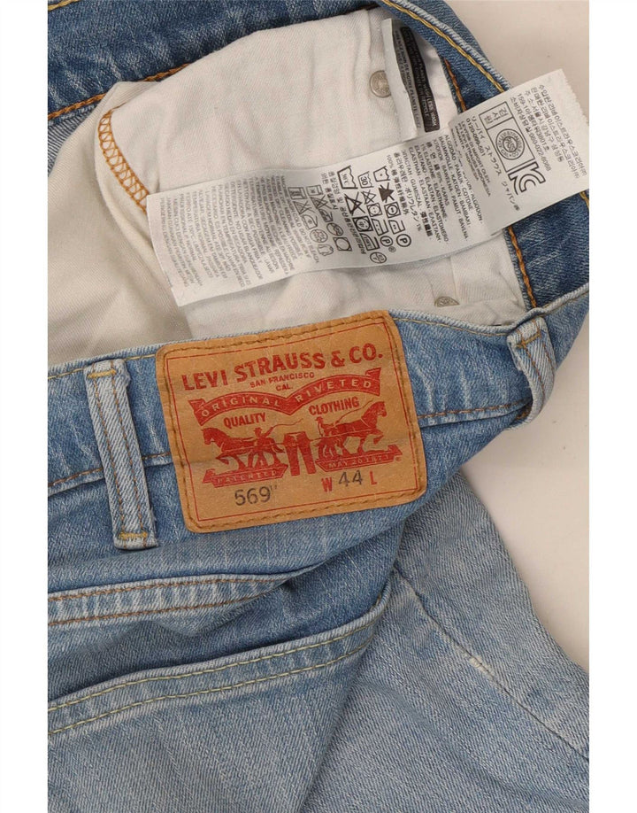 Levi's Mens 569 Denim Shorts W44 2XL Blue Cotton