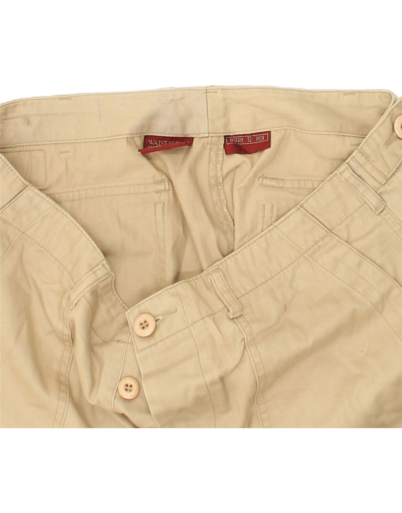 VINTAGE Mens Straight Cargo Trousers W32 L32 Beige Cotton | Vintage Vintage | Thrift | Second-Hand Vintage | Used Clothing | Messina Hembry 