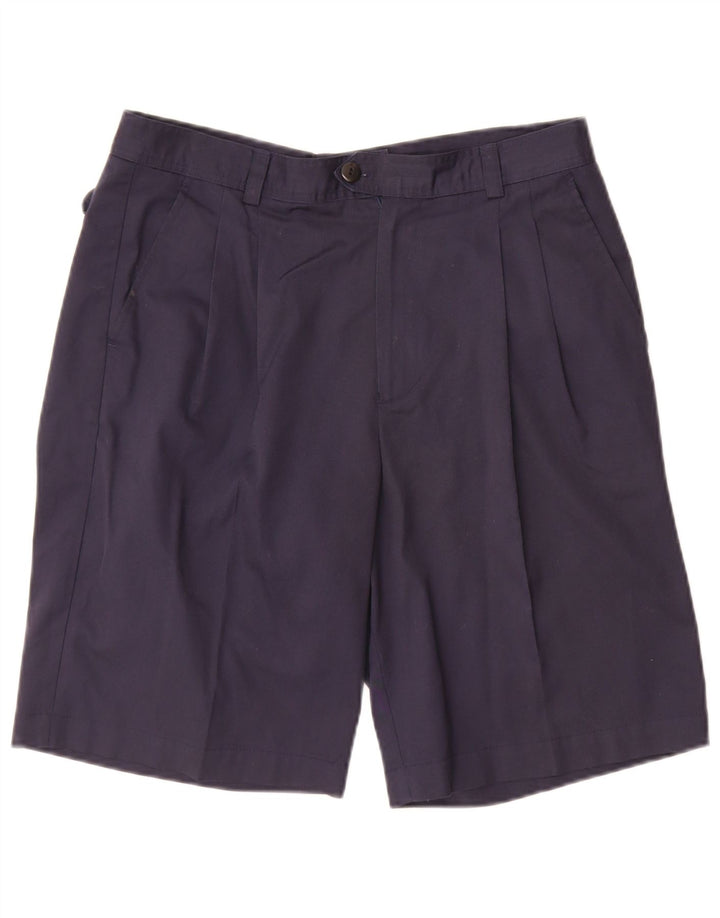 Sergio Tacchini Mens Pegged Chino Shorts IT 50 Large W34 Navy Blue