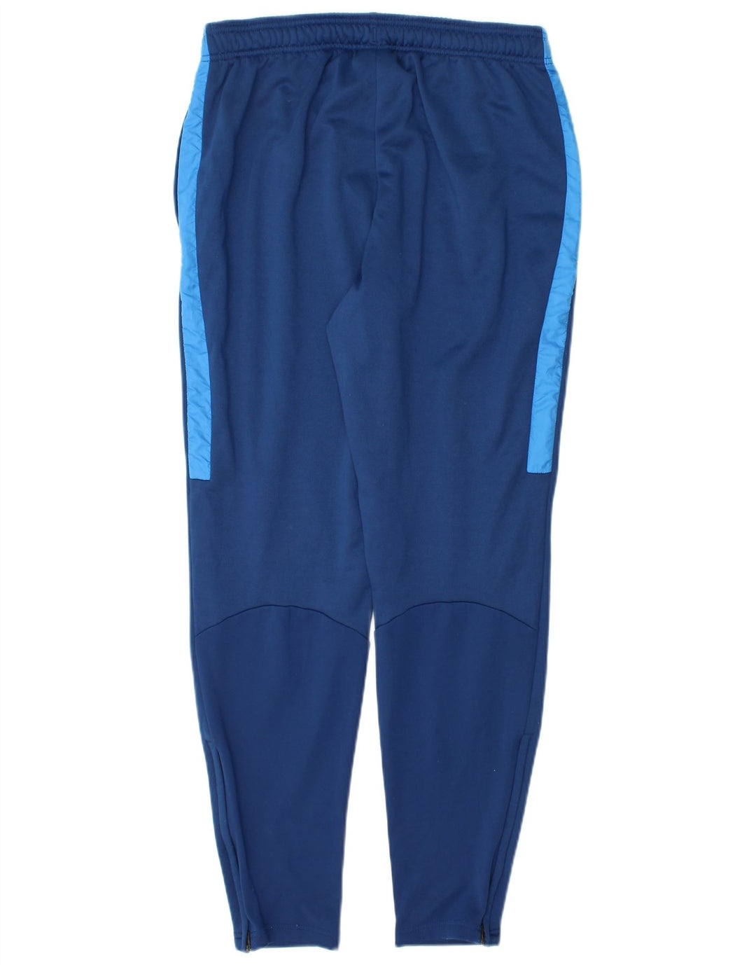 Nike Mens Dri Fit Tracksuit Trousers Medium  Blue Colourblock Polyester