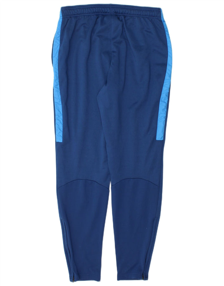 Nike Mens Dri Fit Tracksuit Trousers Medium  Blue Colourblock Polyester