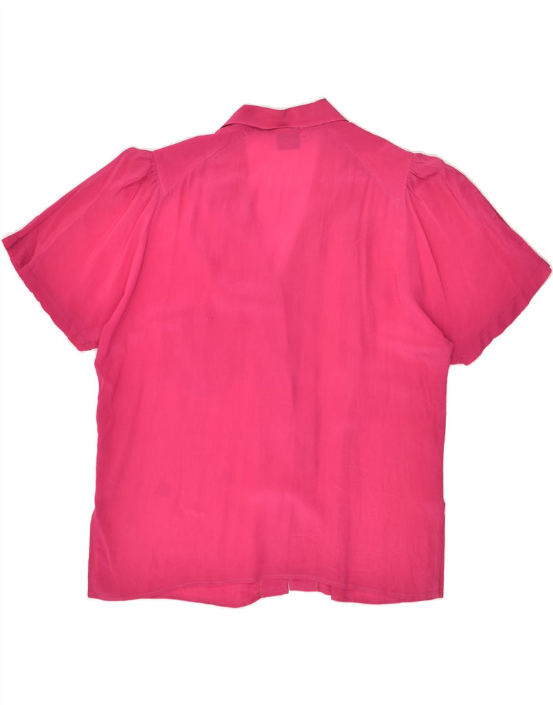 VINTAGE Womens Shirt Blouse EU 46 XL Pink Acetate | Vintage Vintage | Thrift | Second-Hand Vintage | Used Clothing | Messina Hembry 