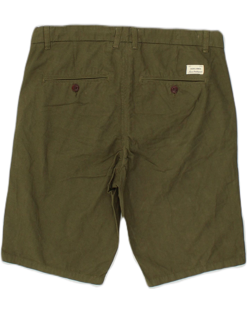 JACK & JONES Womens Regular Fit Chino Shorts Small W30 Khaki Cotton | Vintage Jack & Jones | Thrift | Second-Hand Jack & Jones | Used Clothing | Messina Hembry 