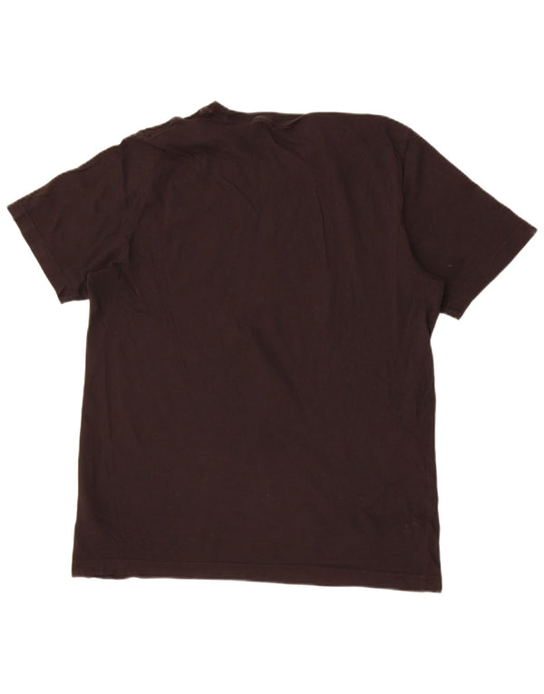 Puma Mens Graphic T-Shirt Top Medium Black Cotton