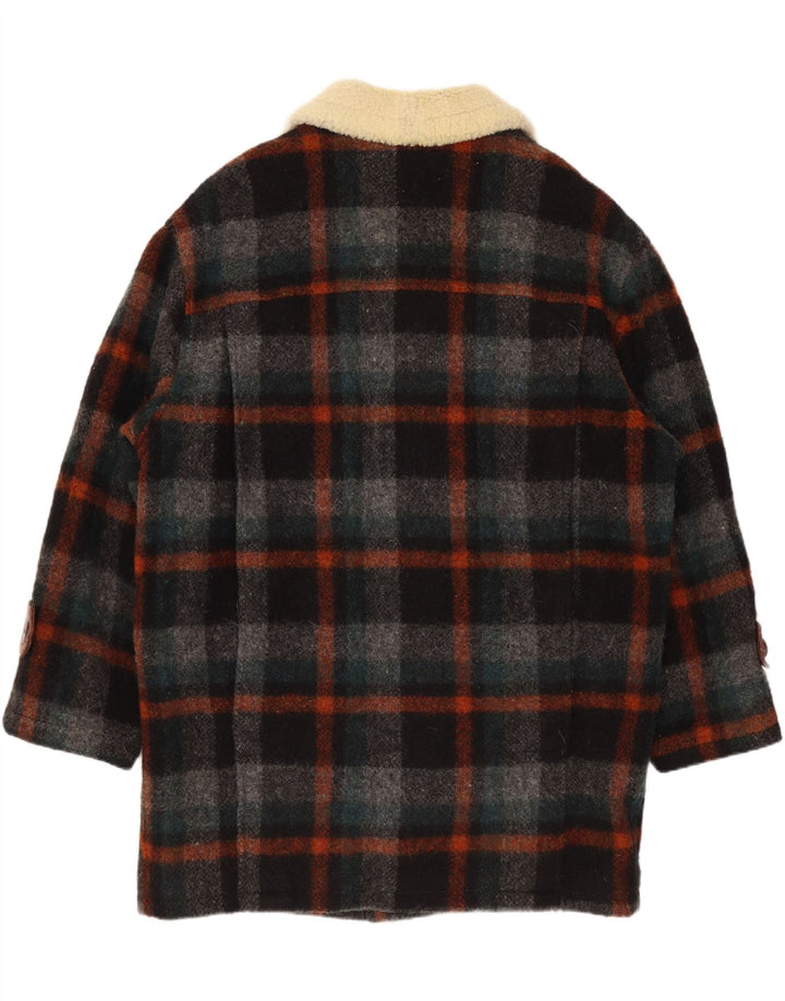 Radici Mens Overcoat IT 48 Medium Multicoloured Check