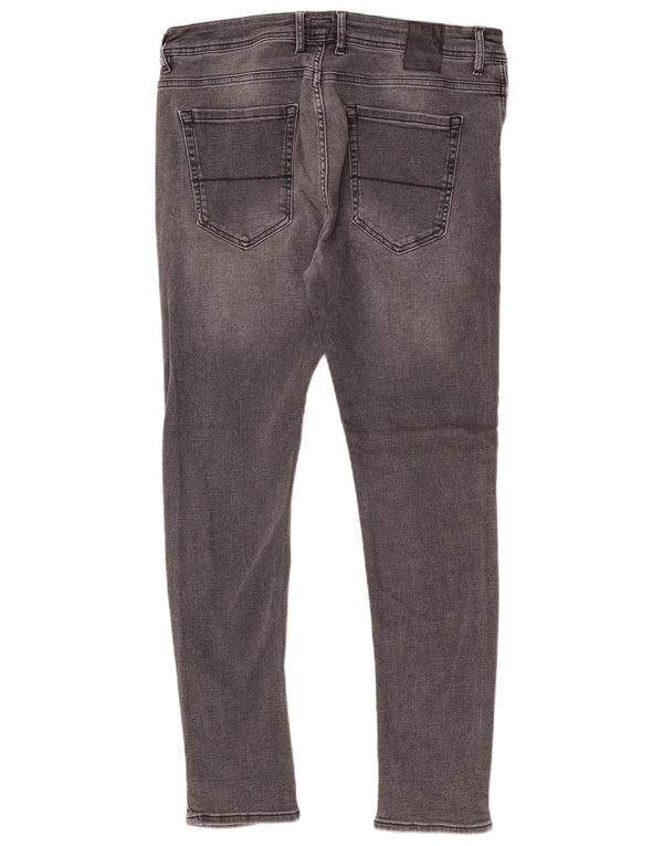 Nautica Mens Skinny Jeans W36 L30 Grey Cotton