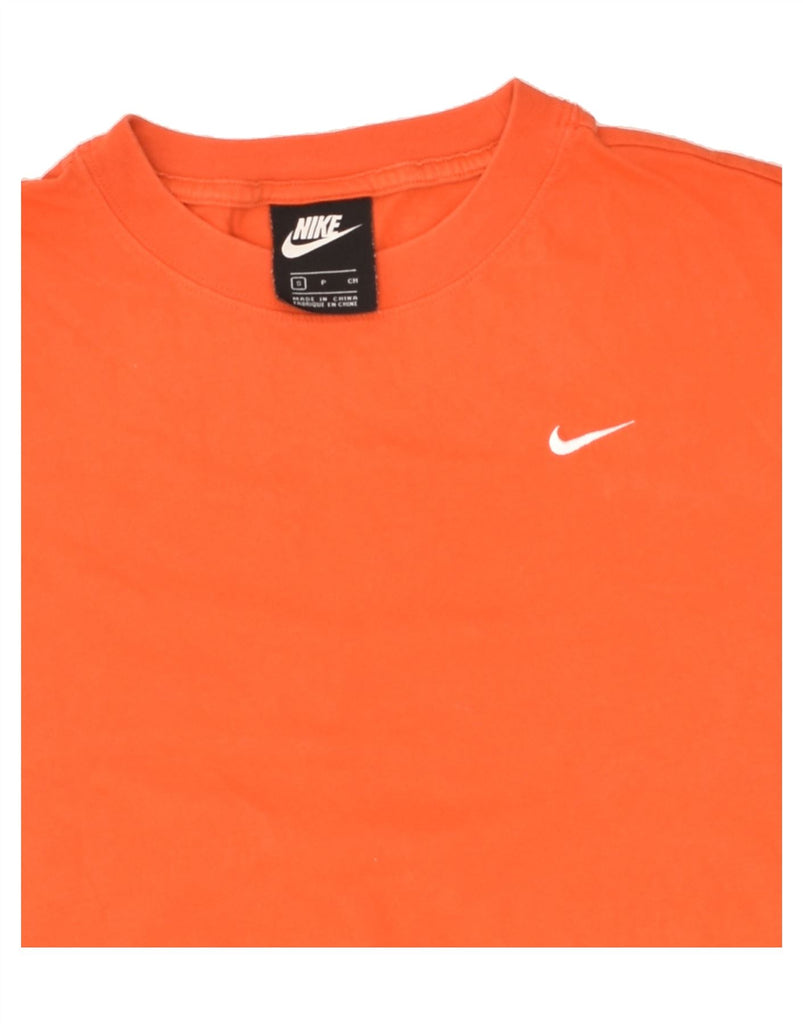 NIKE Mens T-Shirt Top Small Orange Cotton | Vintage Nike | Thrift | Second-Hand Nike | Used Clothing | Messina Hembry 