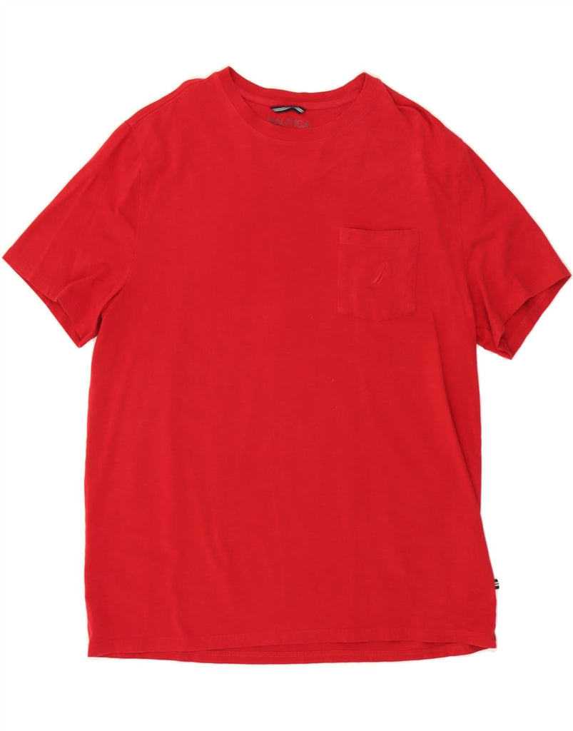 NAUTICA Mens T-Shirt 2XL Red Cotton Vintage Nautica and Second-Hand Nautica from Messina Hembry 
