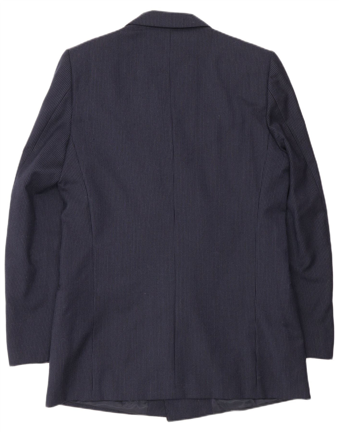 Vintage Mens Club Blazer Jacket IT 50 Large Navy Blue Striped