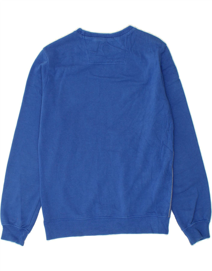 CHAMPION Boys Graphic Sweatshirt Jumper 9-10 Years Medium  Blue Vintage Champion and Second-Hand Champion from Messina Hembry 