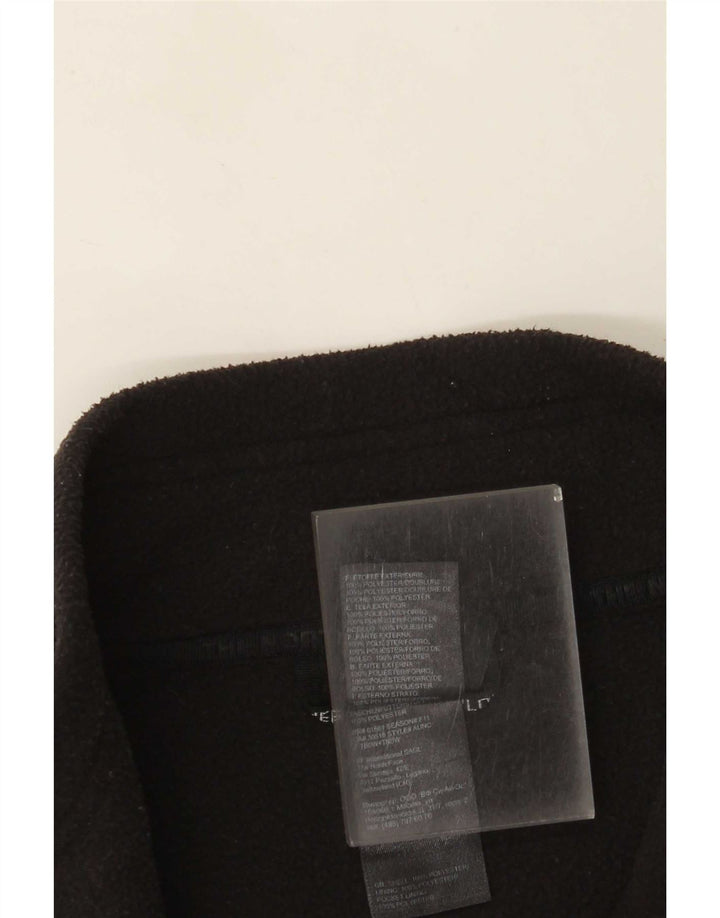 The North Face Womens Fleece Jacket UK 14 Medium Black Polyester