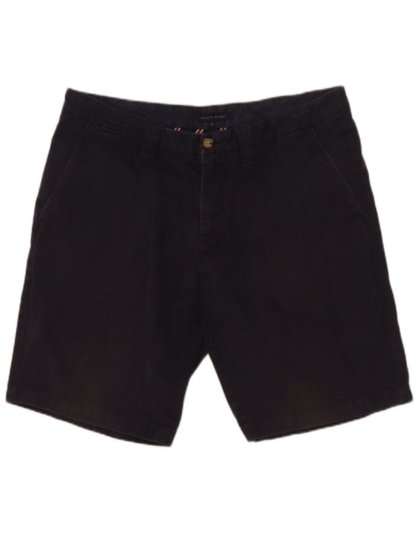 Tommy Hilfiger Mens Chino Shorts W36 Large Navy Blue Cotton