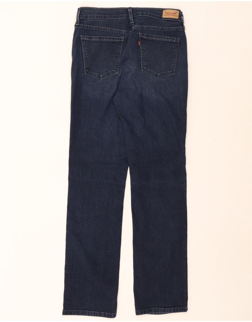 LEVI'S Womens 505 Straight Jeans US 8 Medium W29 L32 Navy Blue Cotton Vintage Levi's and Second-Hand Levi's from Messina Hembry 