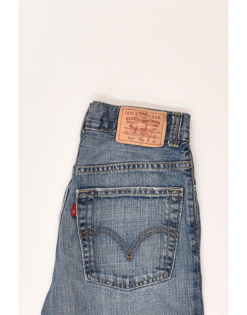 LEVI'S Boys 569 Loose Fit Straight Jeans 9-10 Years W25 L25 Blue Cotton | Vintage Levi's | Thrift | Second-Hand Levi's | Used Clothing | Messina Hembry 