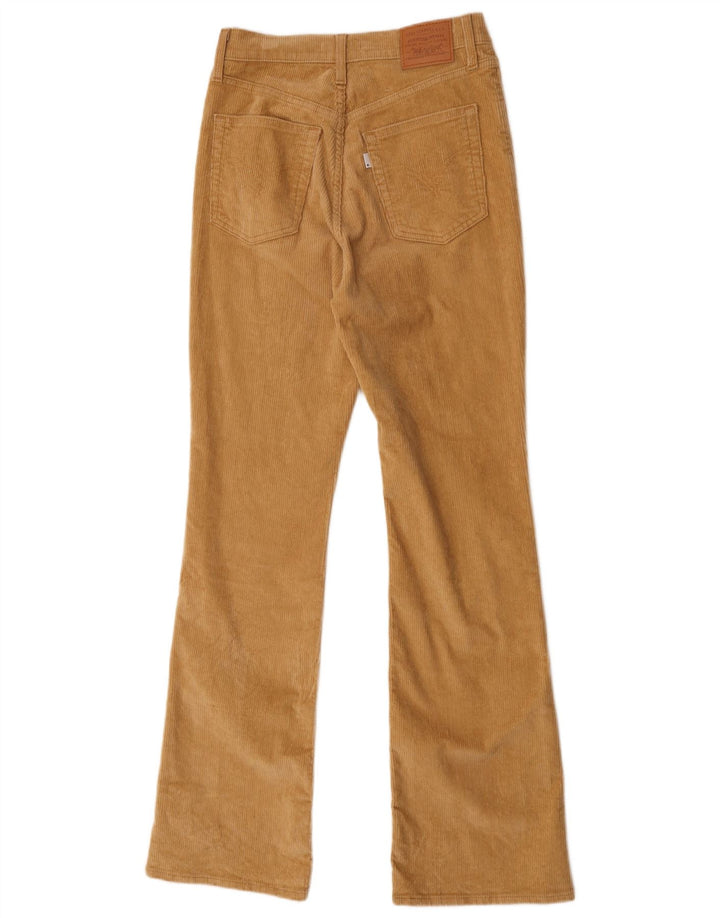 Levi's Womens Bootcut Corduroy Trousers W27 L33 Beige Cotton