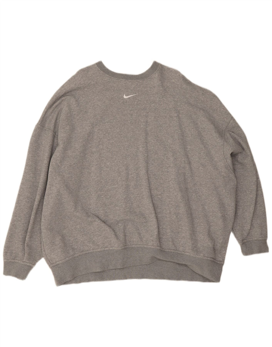 Nike Mens Oversized Sweatshirt Jumper Medium Grey Cotton