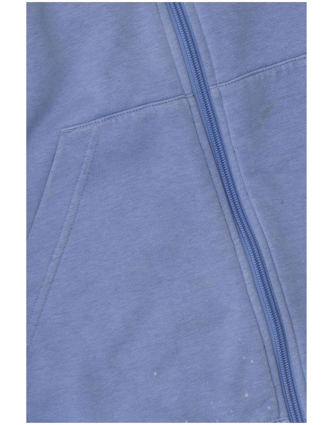 ADIDAS Womens Hoodie Jumper UK 18 XL Blue Cotton