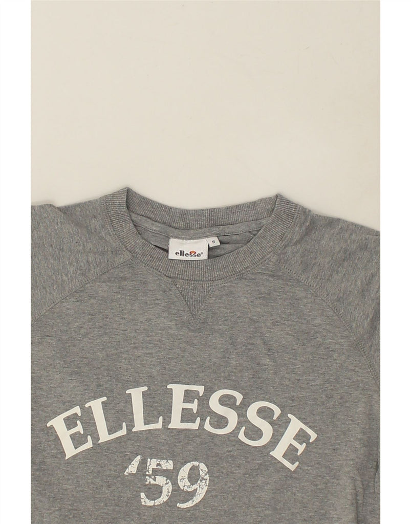 ELLESSE Mens Graphic T-Shirt Top Small Green Cotton | Vintage Ellesse | Thrift | Second-Hand Ellesse | Used Clothing | Messina Hembry 