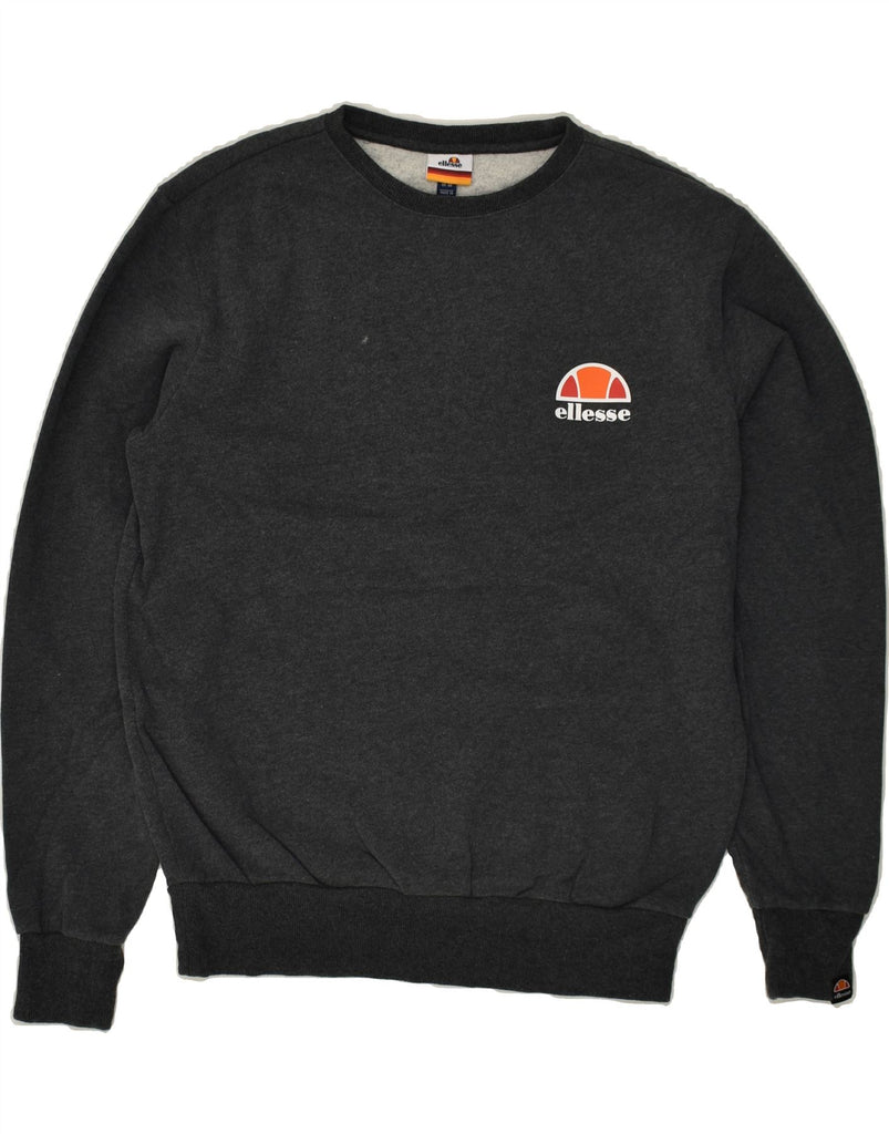 ELLESSE Mens Sweatshirt Jumper Medium Grey | Vintage Ellesse | Thrift | Second-Hand Ellesse | Used Clothing | Messina Hembry 