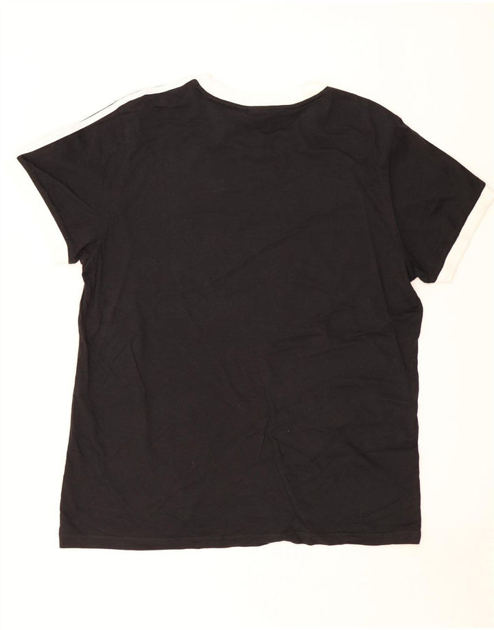 Adidas Mens T-Shirt Top Large Black
