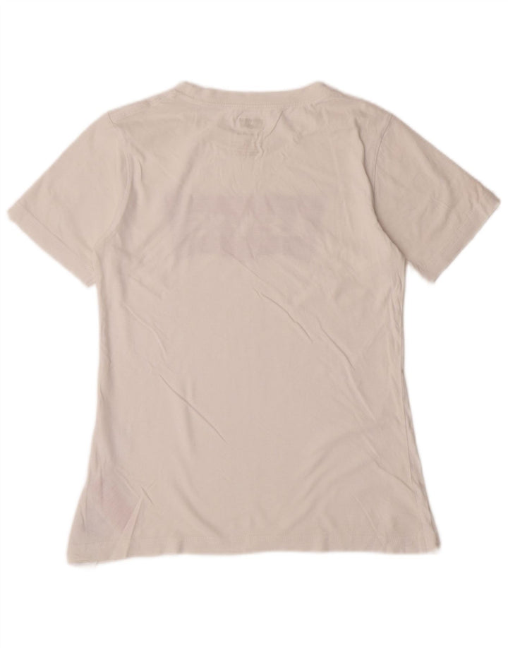 LEVI'S Boys Graphic T-Shirt Top 11-12 Years White Cotton