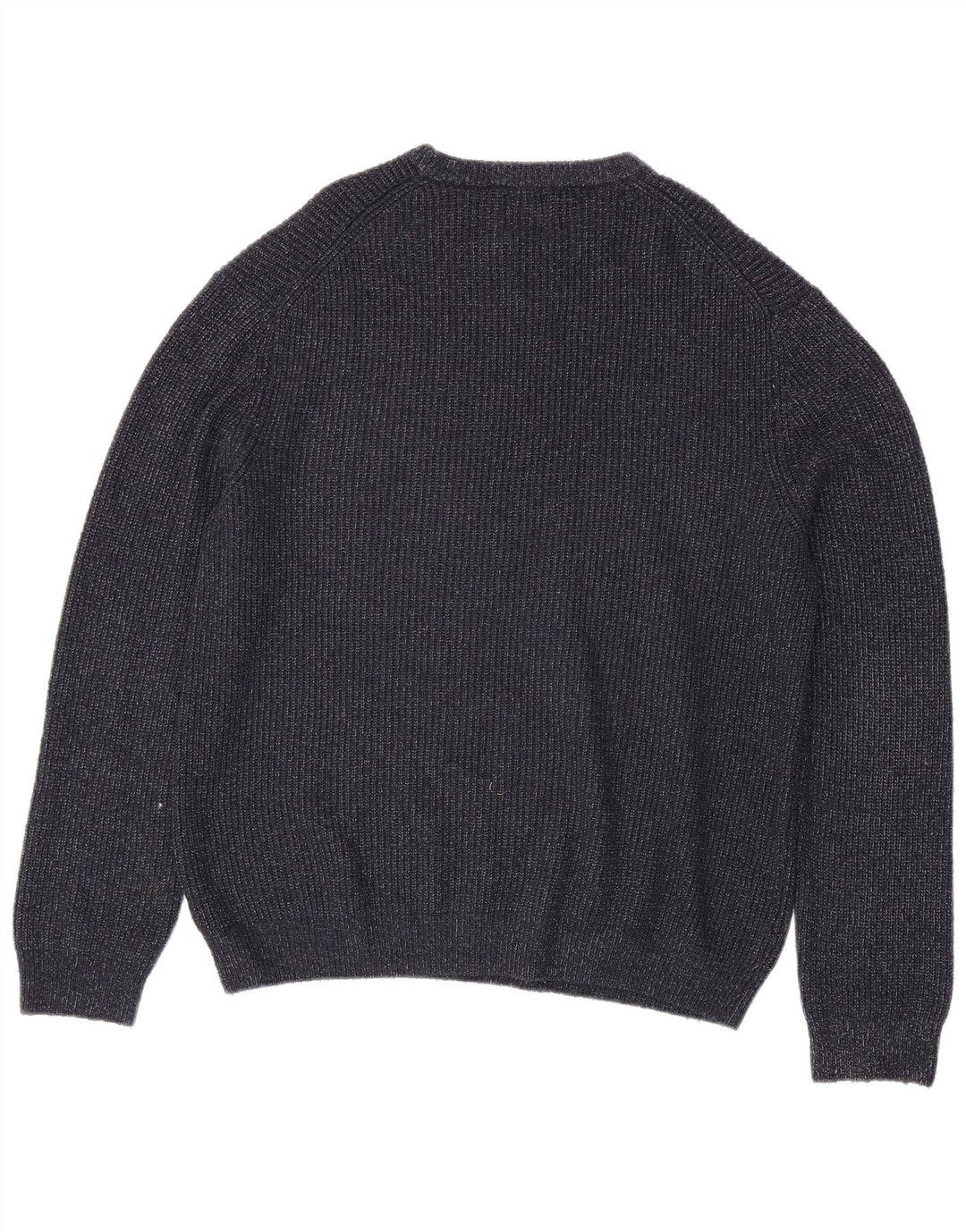 Marks & Spencer Mens Crew Neck Jumper Sweater XL Navy Blue Flecked