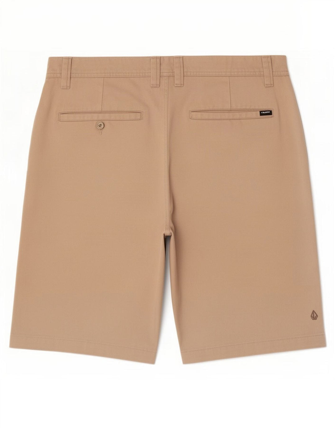 Volcom Mens Chino Shorts Large W36 Beige Polyester
