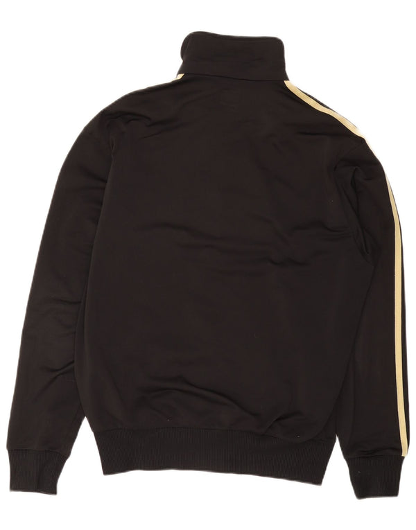 ADIDAS Mens Tracksuit Top Jacket Small Black Polyester