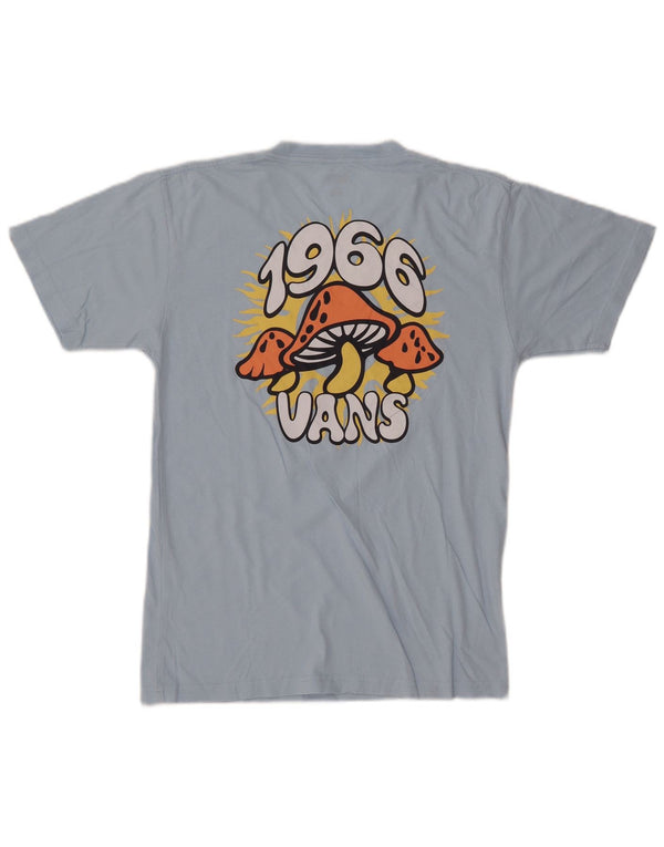 VANS Mens Graphic T-Shirt Top Small Blue