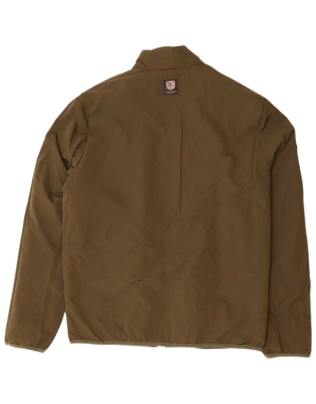 Jack & Jones Mens Reversible Padded Jacket UK 38 Medium Green Polyester