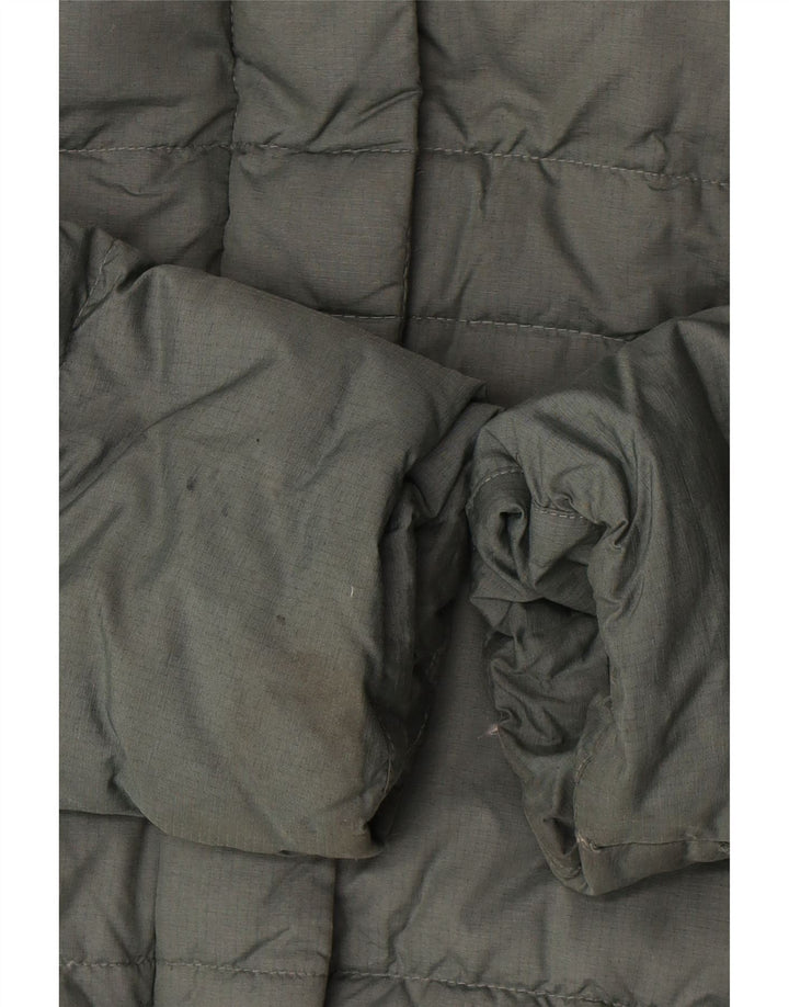 Columbia Womens Hooded Padded Coat UK 16 Large Green Polyester