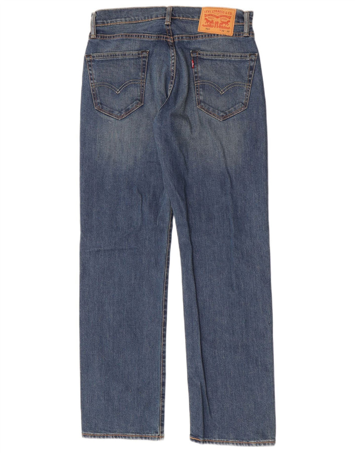 Levi's Mens 751 Straight Jeans W30 L30 Blue Cotton