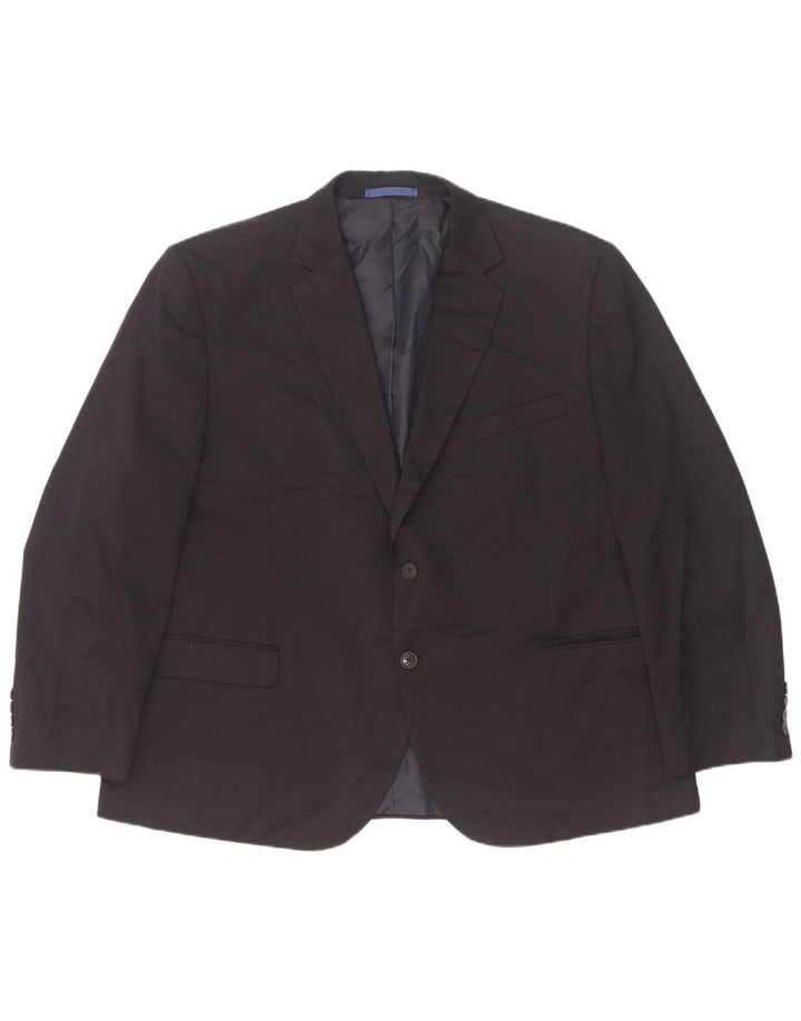 Marks & Spencer Mens 2 Button Blazer Jacket EU 50 Medium Navy Blue