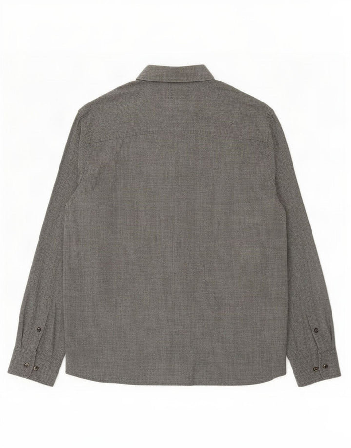 Fat Face Mens Shirt 2XL Grey Cotton