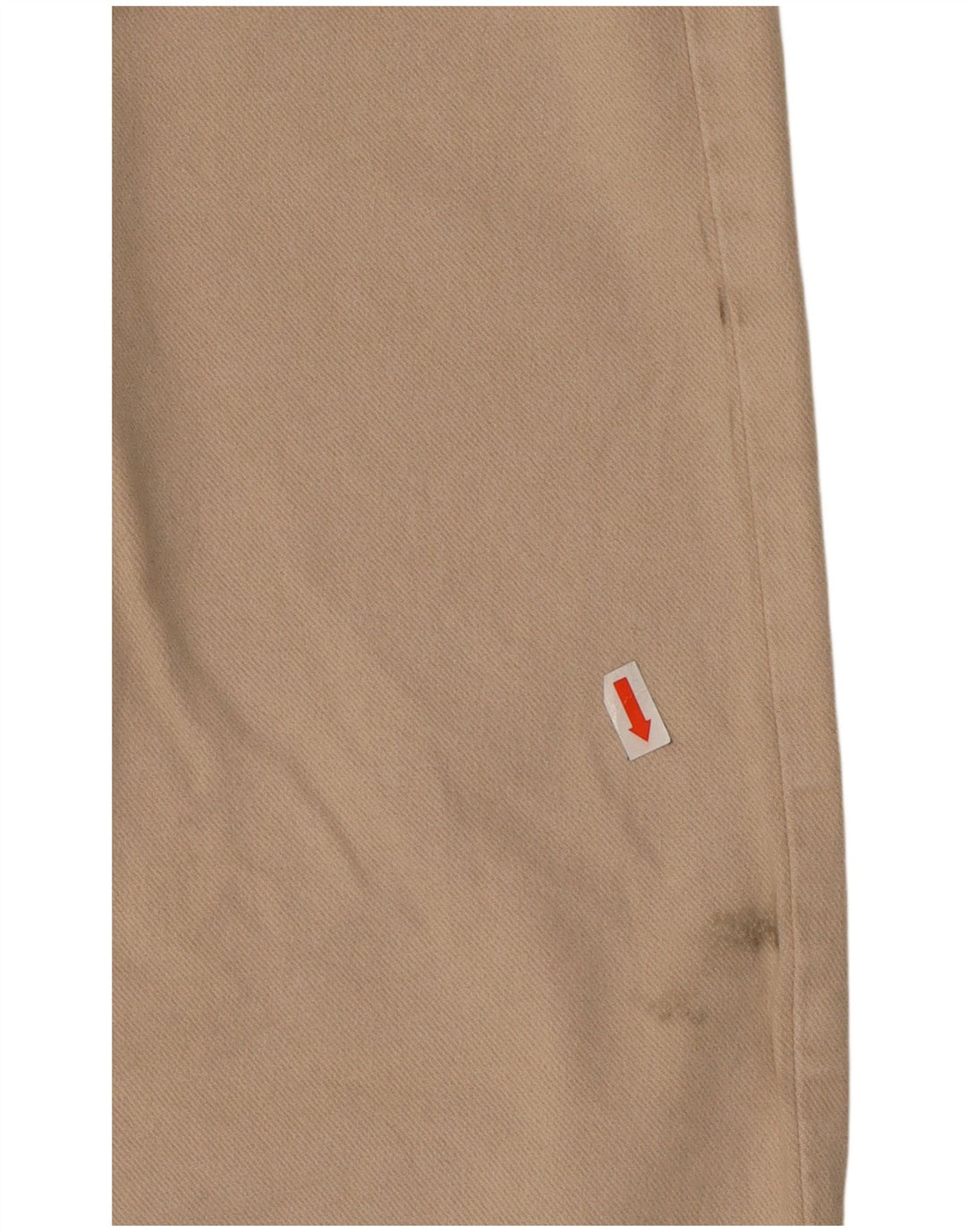 Armani Mens Straight Casual Trousers W36 L27 Beige
