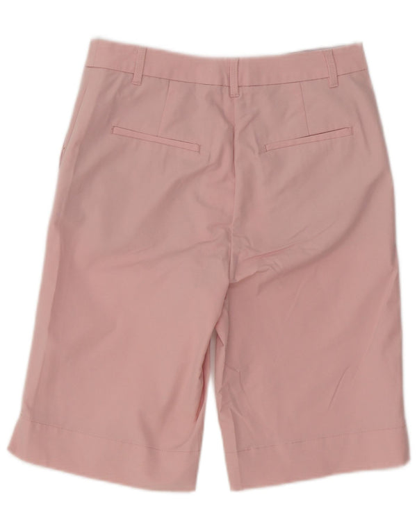 Marks & Spencer Womens Chino Shorts UK 6 XS W26 Pink Cotton