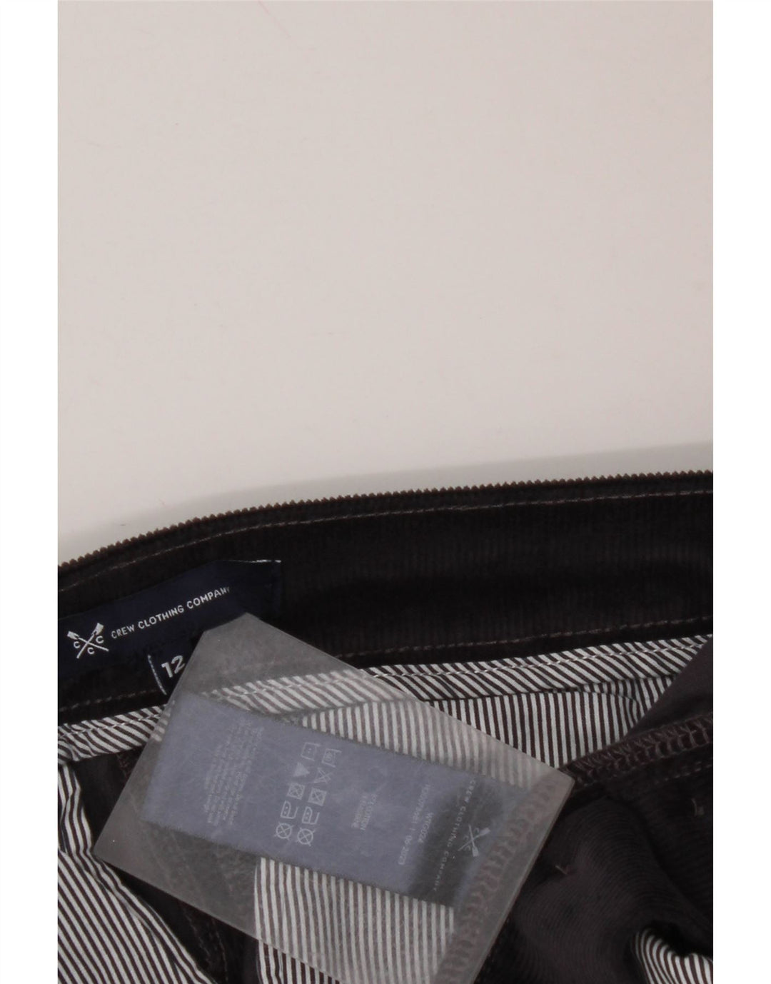 CREW CLOTHING Womens Corduroy Trousers UK 12 Medium W30 L28 Navy Blue