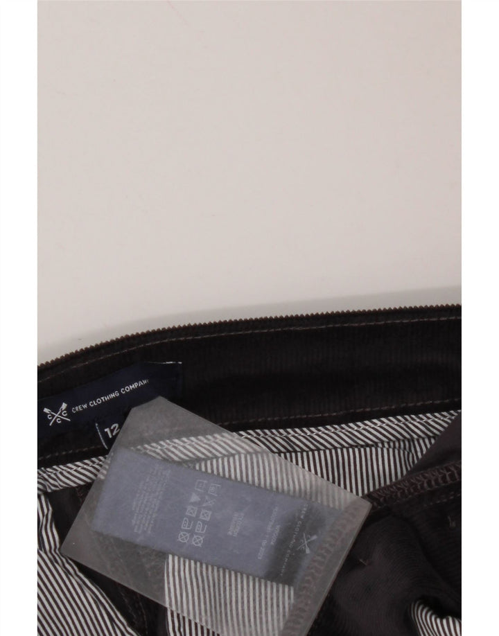 CREW CLOTHING Womens Corduroy Trousers UK 12 Medium W30 L28 Navy Blue