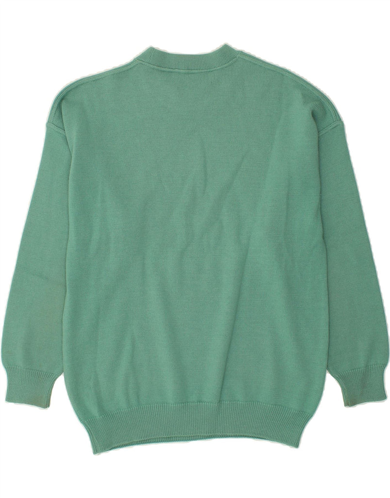 VINTAGE Mens Crew Neck Jumper Sweater Large Green Vintage Vintage and Second-Hand Vintage from Messina Hembry 