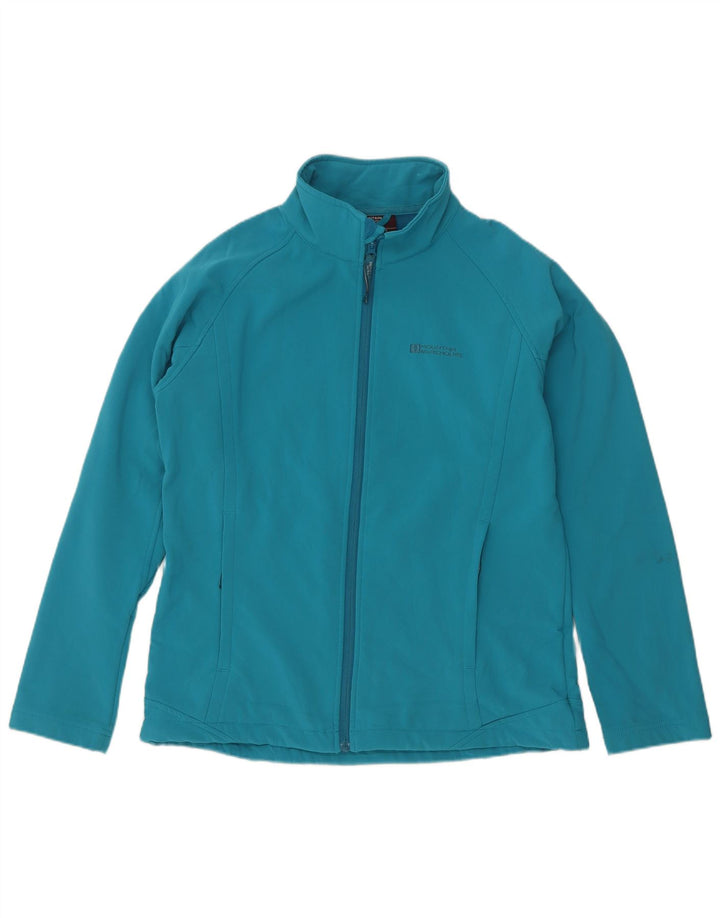 Mountain Warehouse Womens Tracksuit Top Jacket UK 14 Large Blue Polyester