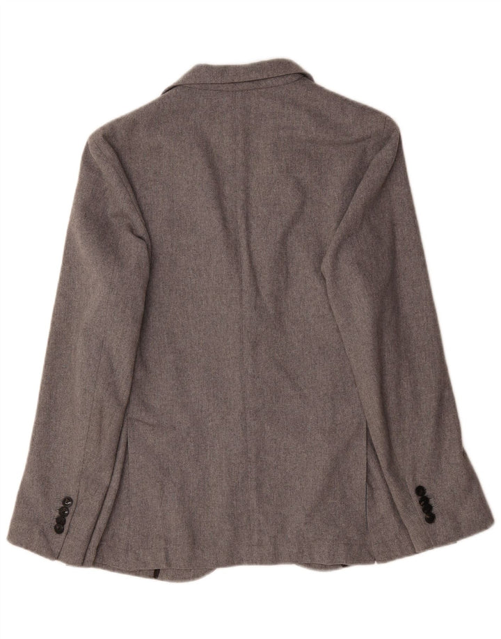 Liu Jo Mens 2 Button Blazer Jacket UK 38 Medium Grey Wool
