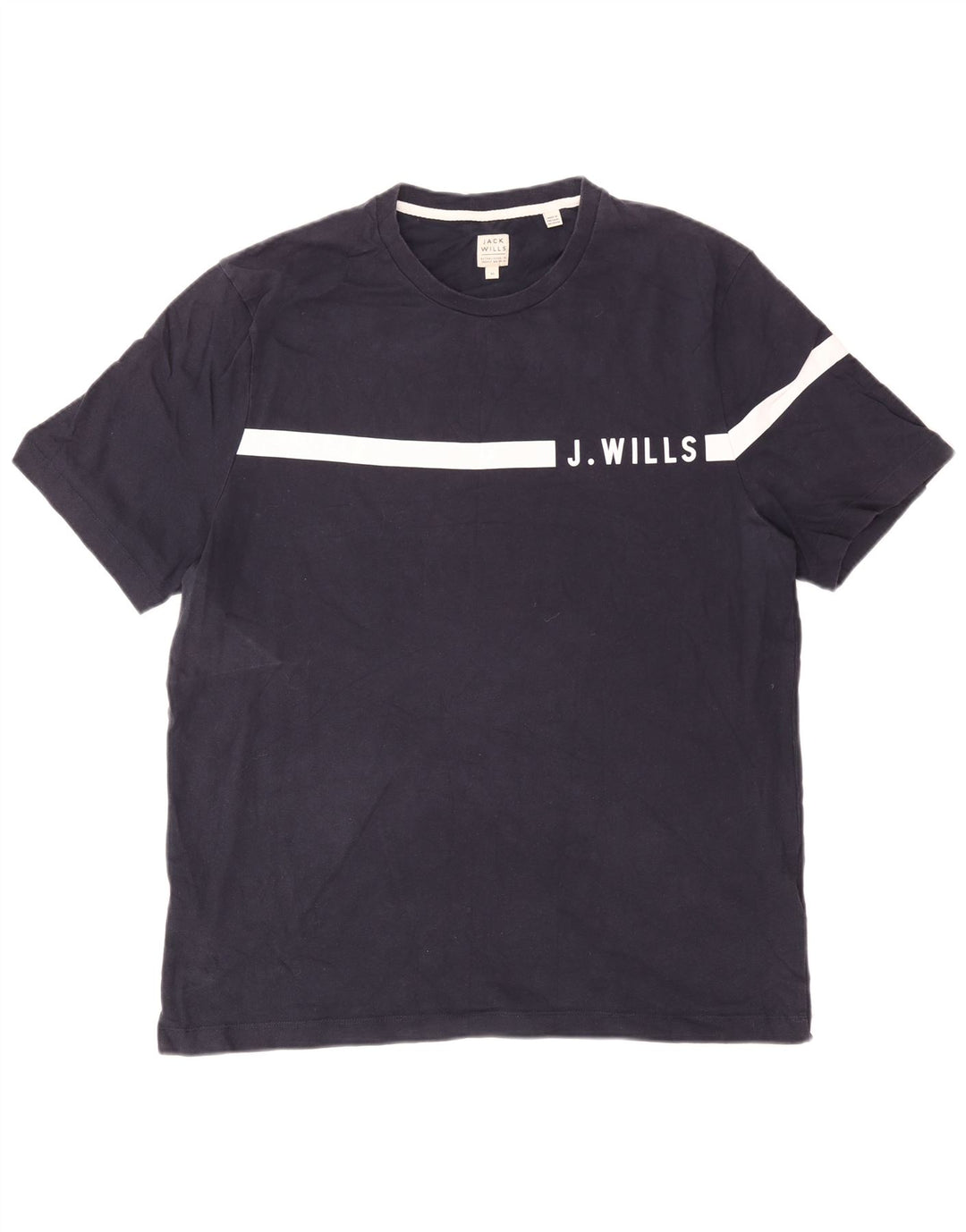 Jack Wills Mens T-Shirt Top XL Navy Blue Cotton