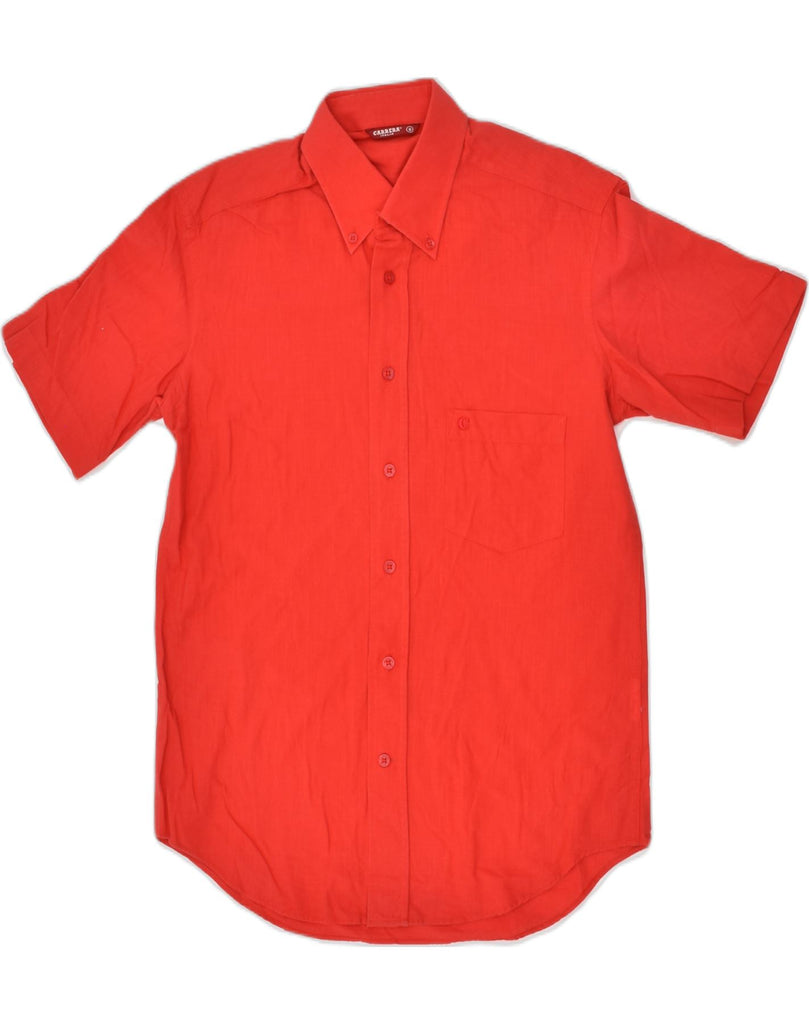 CARRERA Mens Short Sleeve Shirt Small Red | Vintage Carrera | Thrift | Second-Hand Carrera | Used Clothing | Messina Hembry 