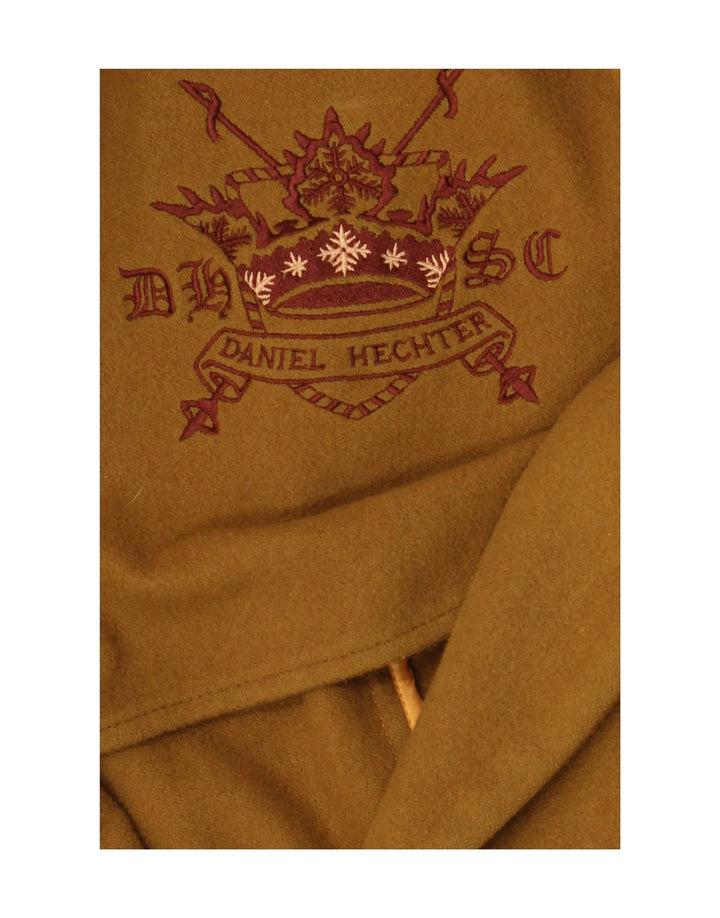 Daniel Hechter Womens 1 Button Blazer Jacket UK 14 Medium Khaki